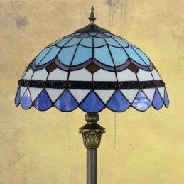 Golvlampa i Tiffany-Stil...