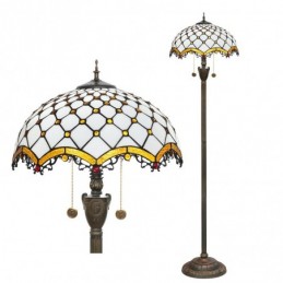 Golvlampa i Tiffany-Stil...