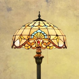 Golvlampa i Tiffany-Stil...