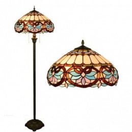 Golvlampa i Tiffany-Stil...