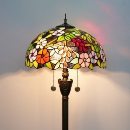 Golvlampa i Tiffany-Stil...