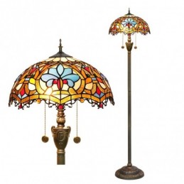 Golvlampa i Tiffany-Stil...