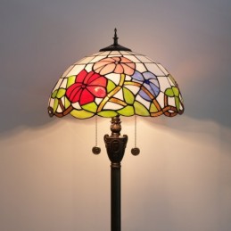 Golvlampa i Tiffany-Stil...