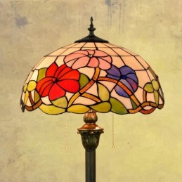 Golvlampa i Tiffany-Stil...