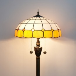 Golvlampa i Tiffany-Stil...