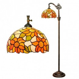Golvlampa i Tiffany-Stil...