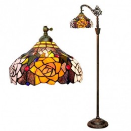 Golvlampa i Tiffany-Stil...