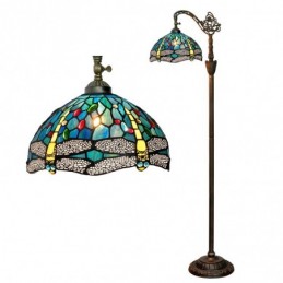 Golvlampa i Tiffany-Stil...