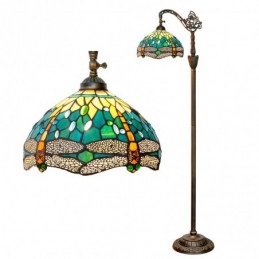 Golvlampa i Tiffany-Stil...