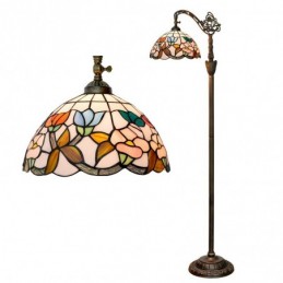 Golvlampa i Tiffany-Stil...