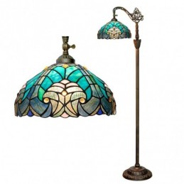 Golvlampa i Tiffany-Stil...