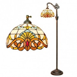 Golvlampa i Tiffany-Stil...