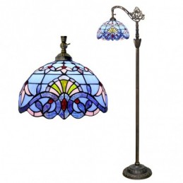 Golvlampa i Tiffany-Stil...