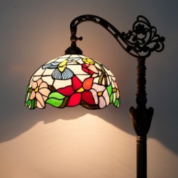 Golvlampa i Tiffany-Stil...