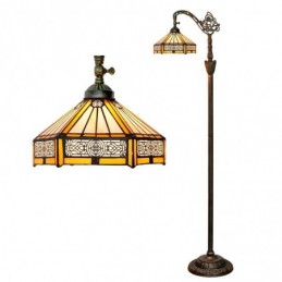 Golvlampa i Tiffany-Stil...