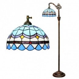 Golvlampa i Tiffany-Stil...