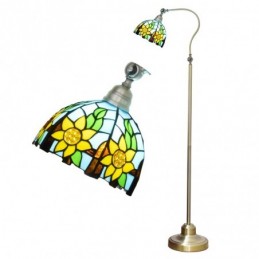 Golvlampa i Tiffany-Stil...