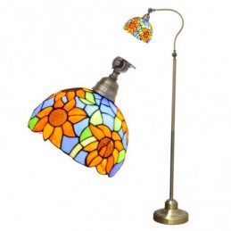 Golvlampa i Tiffany-Stil...