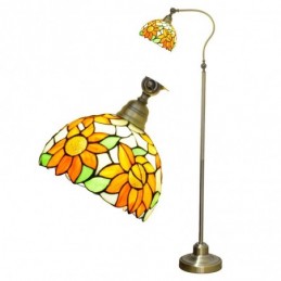 Golvlampa i Tiffany-Stil...