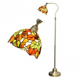 Golvlampa i Tiffany-Stil...