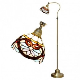 Golvlampa i Tiffany-Stil...