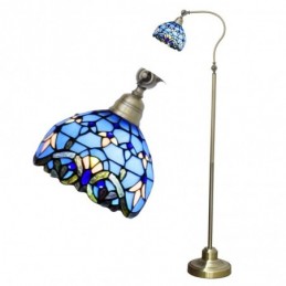 Golvlampa i Tiffany-Stil...
