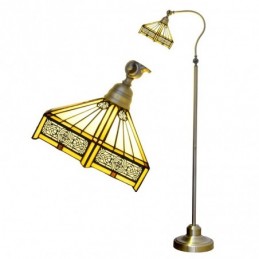 Golvlampa i Tiffany-Stil...