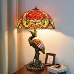 Bordslampa i Tiffany-Stil...