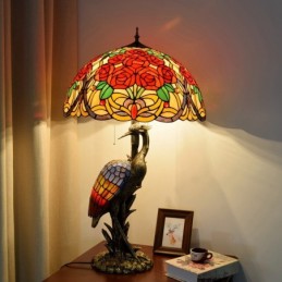 Bordslampa i Tiffany-Stil...