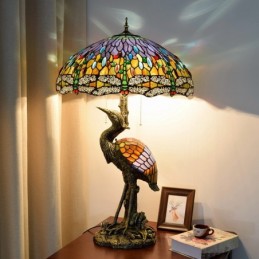 Bordslampa i Tiffany-Stil...