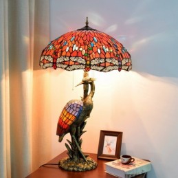 Bordslampa i Tiffany-Stil...