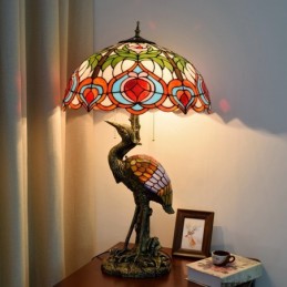 Bordslampa i Tiffany-Stil...