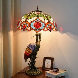 Bordslampa i Tiffany-Stil...