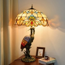 Bordslampa i Tiffany-Stil...