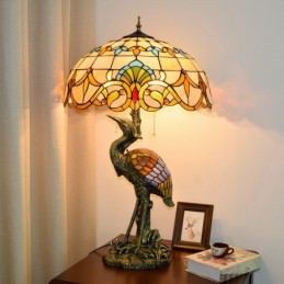 Bordslampa i Tiffany-Stil...
