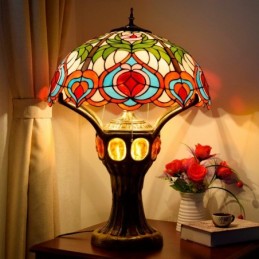 Bordslampa i Tiffany-Stil...