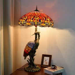 Bordslampa i Tiffany-Stil...