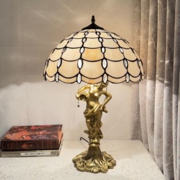 Bordslampa i Tiffany-Stil...