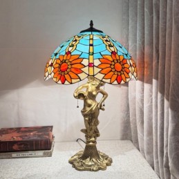 Bordslampa i Tiffany-Stil...