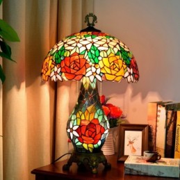 Bordslampa i Tiffany-Stil...