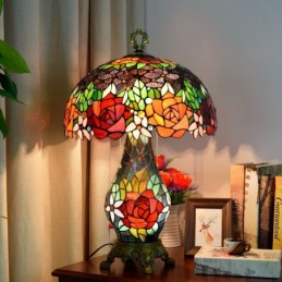 Bordslampa i Tiffany-Stil...