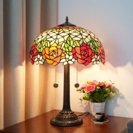 Bordslampa i Tiffany-Stil...