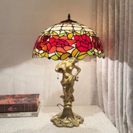 Bordslampa i Tiffany-Stil...