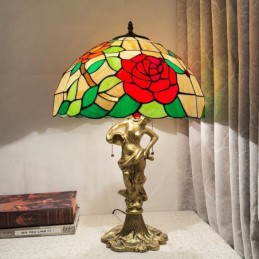 Bordslampa i Tiffany-Stil...