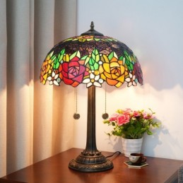 Bordslampa i Tiffany-Stil...