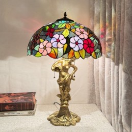 Bordslampa i Tiffany-Stil...