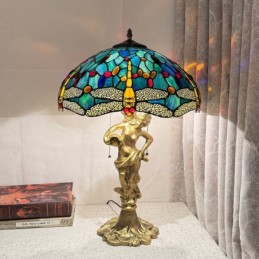 Bordslampa i Tiffany-Stil...