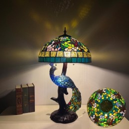 Bordslampa i Tiffany-Stil...