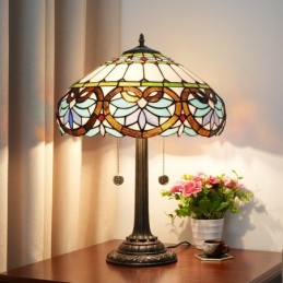 Bordslampa i Tiffany-Stil...