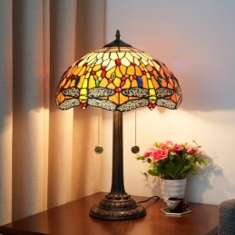 Bordslampa i Tiffany-Stil...